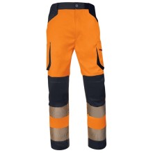 Pantaloni multitasche alta visibilitA' M2PA3S tg XXL arancio fluo Deltaplus