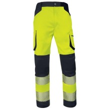 Pantaloni multitasche alta visibilitA' M2PA3S tg L giallo fluo Deltaplus