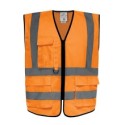 Gilet alta visibilitA' GILPOCK tg L arancio fluo Deltaplus