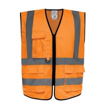 Gilet alta visibilitA' GILPOCK tg XXL arancio fluo Deltaplus