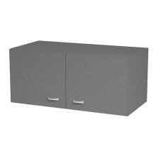 Sopralzo a 2 ante 90x45,8cm x H40cm per armadi modulari antracite