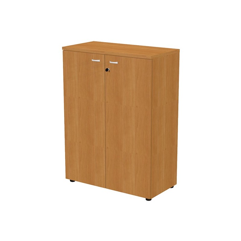 Armadio modulare a 2 ante medio  90x45,8cmxH123cm noce chiaro