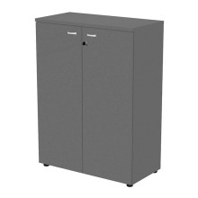 Armadio modulare a 2 ante medio  90x45,8cmxH123cm  antracite