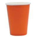 25 bicchieri 250cc Ecocolor biodegradabile arancione Big Party