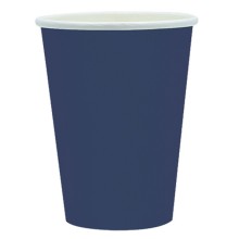 25 bicchieri 250cc Ecocolor biodegradabile blu notte Big Party