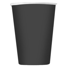 25 bicchieri 250cc Ecocolor biodegradabile nero Big Party