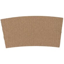 Conf 50 Fasce antiscotto per bicchieri 350/450ml avana Signor Bio