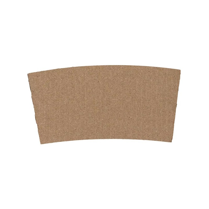 Conf 50 Fasce antiscotto per bicchieri 350/450ml avana Signor Bio