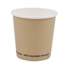 Conf 50 Bicchieri caffE' in carta 100ml avana Signor Bio