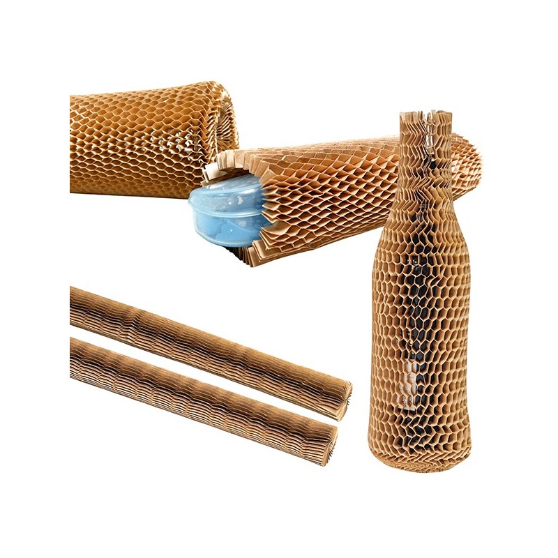 Conf. 20 manicotti in carta alveolare 3D 60x1cm