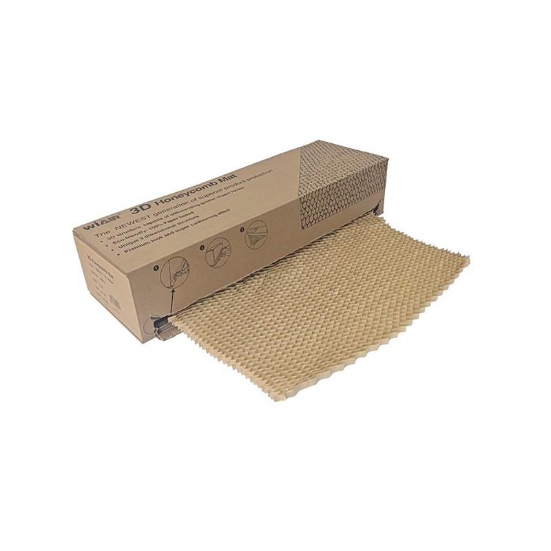 Dispenser con carta alveolare 3D 55cmx30m