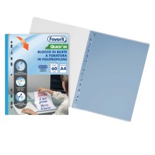 Blocco QUICK IN 60 buste forate lisce A4 Favorit