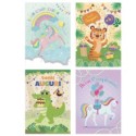Biglietto Compleanno Bambino fantasie assortite Rex Sadoch (Conf.12)