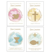 Biglietto Comunione fantasie assortite Rex Sadoch (Conf.12)