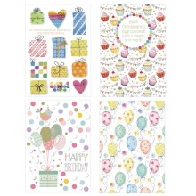 Biglietto Femminile rilievo fantasie assortite Rex Sadoch (Conf.12)