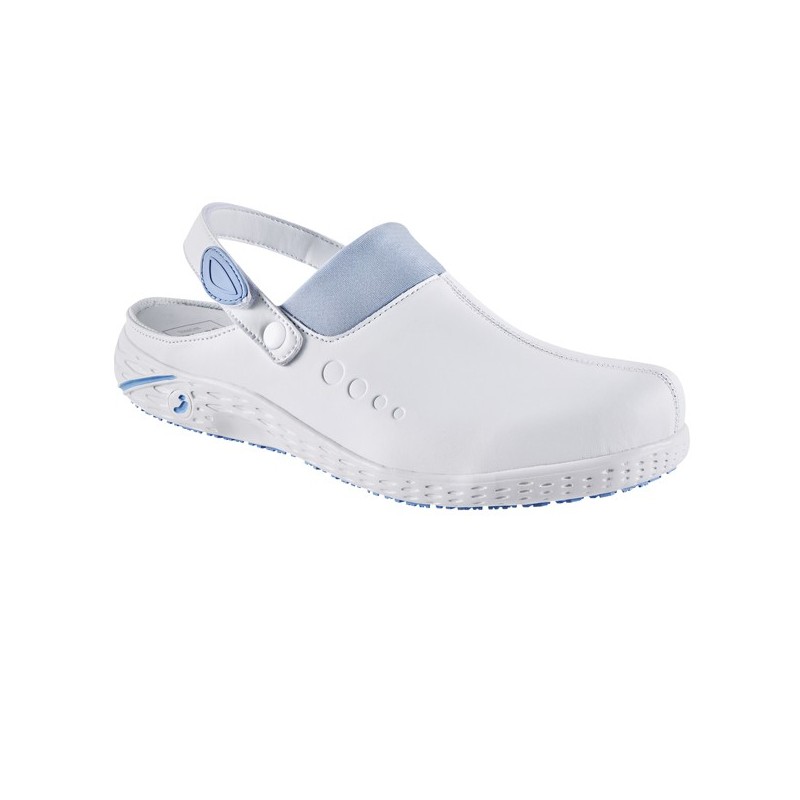 Zoccolo Dany tg 37 bianco/azzurro Safety Jogger