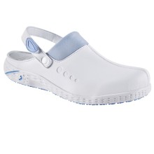 Zoccolo Dany tg 42 bianco/azzurro Safety Jogger