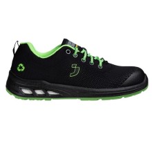 Calzatura bassa da lavoro Ecofitz S1P LOW N39 nero/verde Safety Jogger