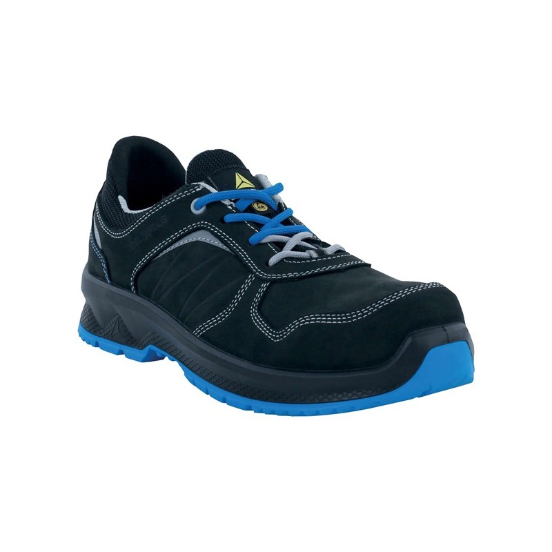 Calzatura di sicurezza Rossi S3S SR N 41 nero/blu Deltaplus