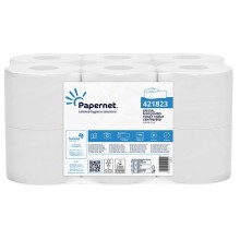 Carta igienica Centrefeed Mini Jumbo Ø14,9cm x 112m bianco Papernet (Conf.12)