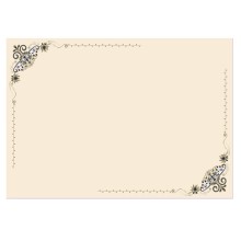 Blister 10 diplomi A3 120gr fantasia 01 avorio Sadoch