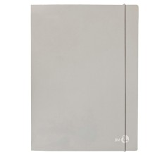 Cartellina 3 lembi con elastico dorso 1 cm, f.to A4 grigio chiaro BM (Conf.6)