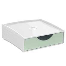 Cassettiera componibile Storage box verde salvia First by Cep
