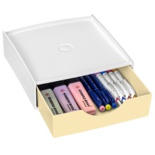 Cassettiera componibile Storage box giallo chiaro First by Cep