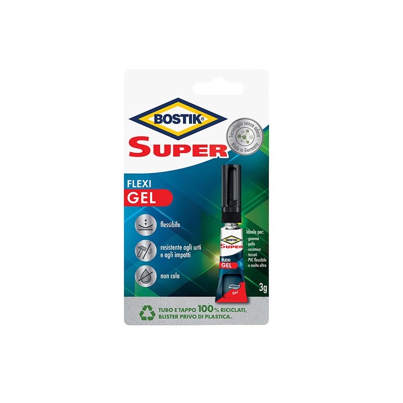 Colla istantanea Super Flexi Gel 3g Bostik