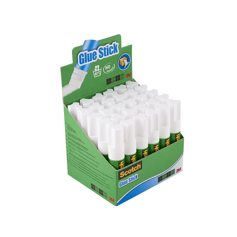 Espositore 30 colle stick 8gr 6208D30 bianca permanente Scotch®