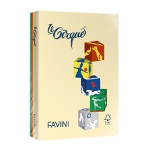 Carta LE CIRQUE A4 80gr 500fg mix 5 colori tenui + 5 colori forti FAVINI