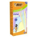 Scatola 20 penna sfera Cristal Pastel colori assortiti 1.0mm BIC®