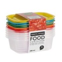 conf. 5pz contenitori alimenti in PP 164x111x51mm 400ml Perfetto