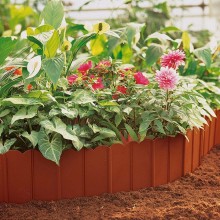 Bordo ornamentale marrone componibile Verdemax