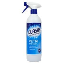 Detergente per vetri spray Quasar flacone 580ml