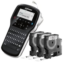 Bundle Dymo Etichettatrice LM 280 + 3 nastri D1 Nero/Bianco 12mm