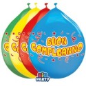 Busta 10 palloncini in lattice Ø26cm Buon compleanno Big Party