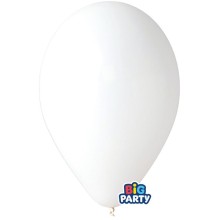 Busta 10 palloncini in lattice Ø30cm Bianco Big Party