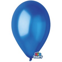 Busta 10 palloncini in lattice Ø30cm Blu Big Party