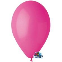 Busta 10 palloncini in lattice Ø30cm Fucsia Big Party