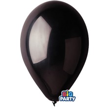 Busta 10 palloncini in lattice Ø30cm Nero Big Party