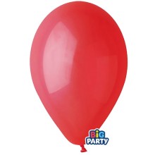 Busta 10 palloncini in lattice Ø30cm Rosso Big Party