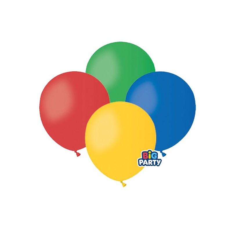 Busta 100 palloncini in lattice Bombe d'Acqua Big Party