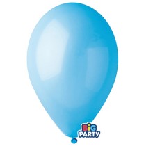 Busta 16 palloncini in lattice Ø26cm Celeste Big Party