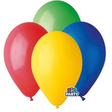 Busta 16 palloncini in lattice Ø26cm Colori assortiti Big Party
