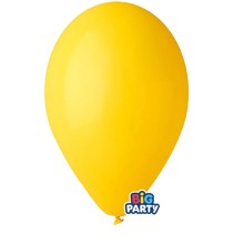 Busta 16 palloncini in lattice Ø26cm Giallo Big Party