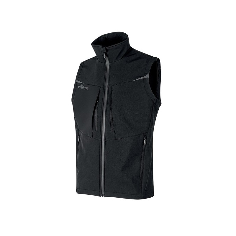 Gilet Brio taglia M nero U-Power