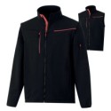 Softshell 2in1 Soccia tg XXL nero/rosso Deltaplus