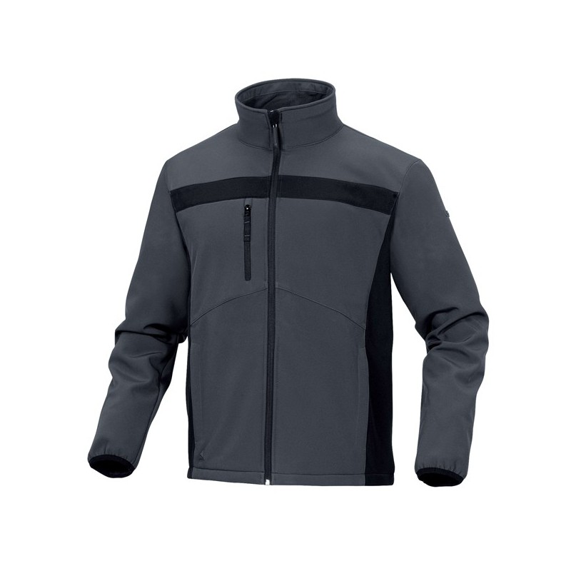 Softshell Lulea2 tg L grigio/nero Deltaplus