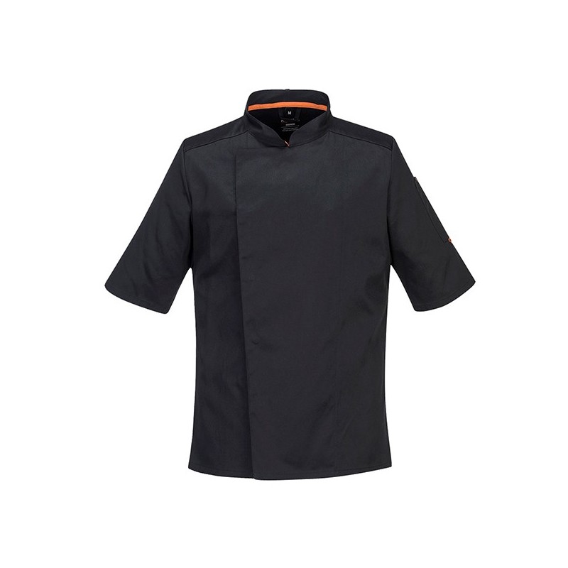 Giacca da cuoco MeshAir Pro a manica corta tg XL nero Portwest